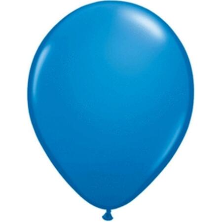MAYFLOWER DISTRIBUTING 11 in. Dark Blue Latex Balloon, 25PK 6196